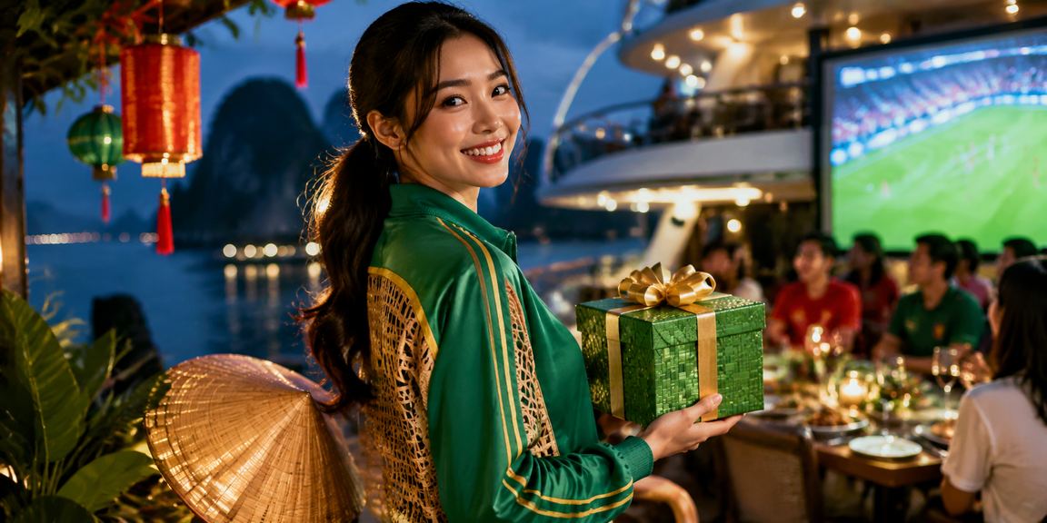Màn hình kèo bóng đá tại vịnh Hạ Long – giao diện 18k