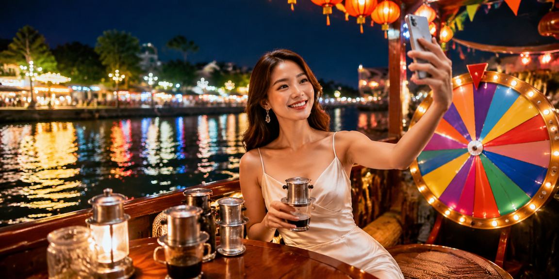 Không khí giải trí Roulette tại quán cà phê Hà Nội – người chơi thanh toán qua ngân hàng
